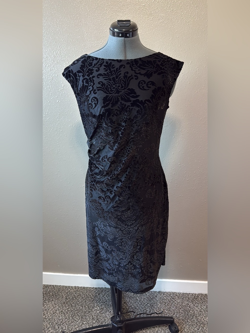Apt. 9 Black Textured Sheath Dress